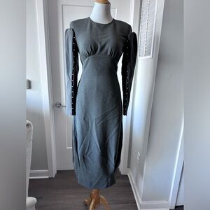 New Fashionon European designer dress , M   Great/orangege